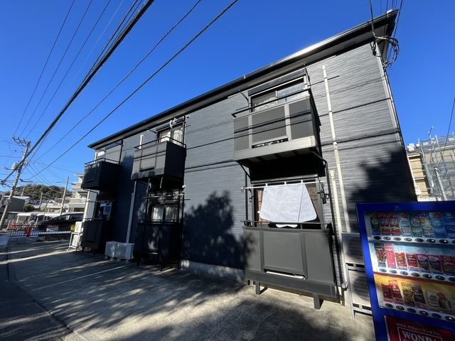 ハーモニー山崎の外観|２階角部屋２面採光　南向き日当たり良好