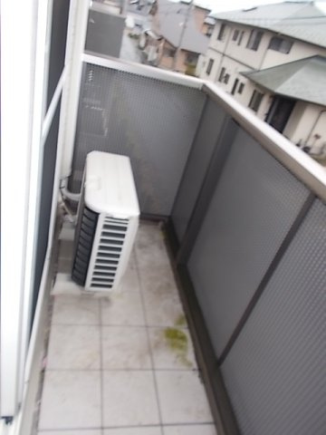 グランポルテＢのバルコニー