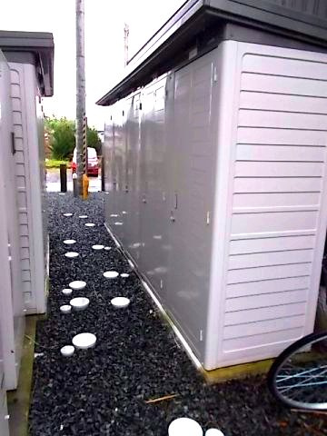 グランポルテＢの収納|外物置