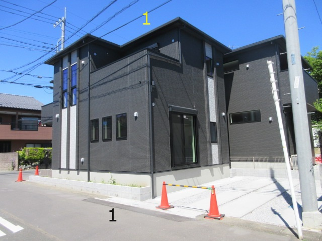 【仲介手数料無料】新築後未入居戸建　東松山市小松原町21-10（全2棟）の外観