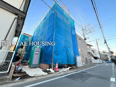 【前面道路含む現地写真】 | 立川市錦町１丁目　新築戸建　全2棟