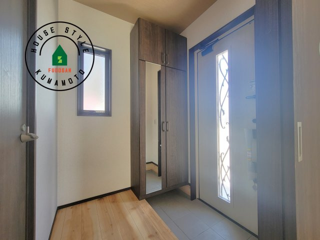 熊本市南区富合町杉島第6-4棟（1号棟）の防犯設備|二重ロックでしっかり防犯対策ができます。