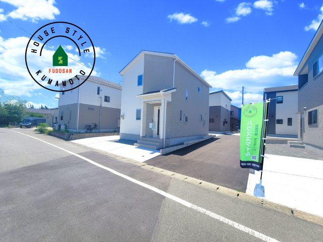 熊本市南区富合町杉島第6-4棟（1号棟）の前面道路含む現地写真|見学の時間などお気軽にお問い合わせ下さい。