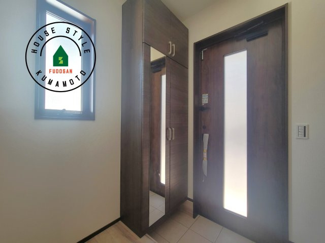 熊本市南区富合町杉島第6-4棟（2号棟）の防犯設備|二重ロックでしっかり防犯対策ができます。