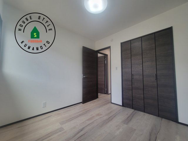 熊本市南区富合町杉島第6-4棟（2号棟）の和室|将来的に、琉球畳を引きまして和室風にすることも可能です。