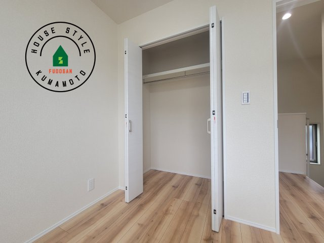 熊本市南区富合町杉島第6-4棟（3号棟）の収納|収納には困りません。