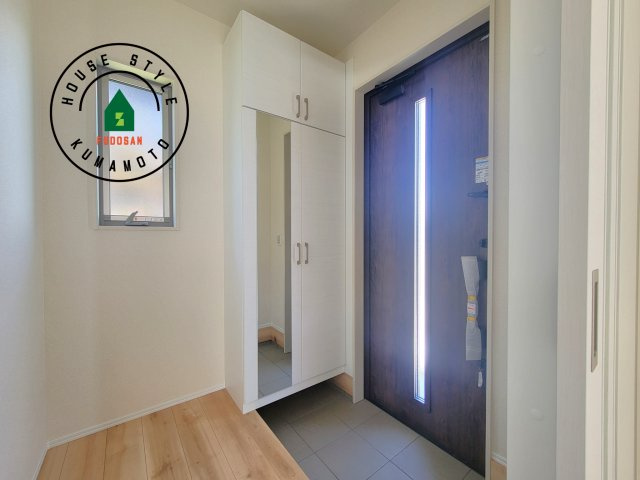 熊本市南区富合町杉島第6-4棟（3号棟）の防犯設備|二重ロックでしっかり防犯対策ができます。