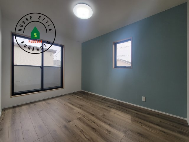 熊本市南区富合町杉島第6-4棟（4号棟）の内観：施工例|主寝室には収納力に優れたクローゼットがありますので、お部屋もすっきり片付きます。