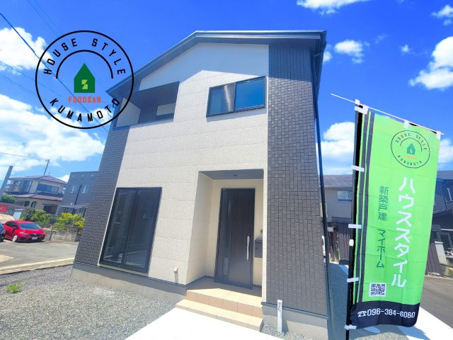 熊本市南区富合町杉島第6-4棟（4号棟）の外観|デザイン性のある外観です。