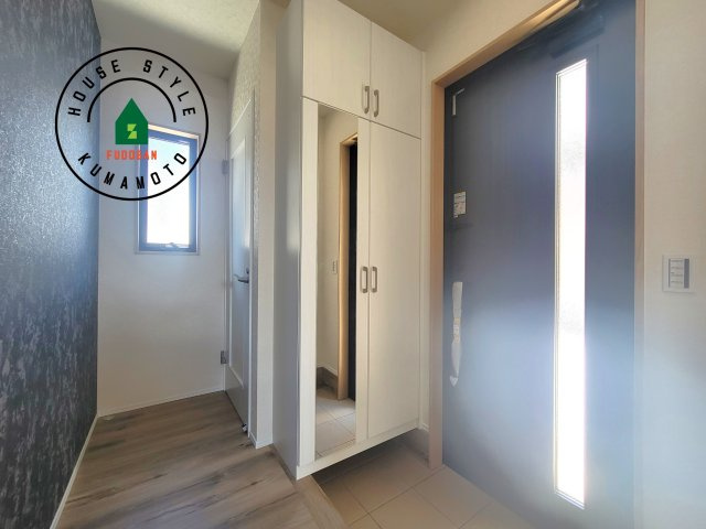 熊本市南区富合町杉島第6-4棟（4号棟）の内観：施工例|二重ロックでしっかり防犯対策ができます。