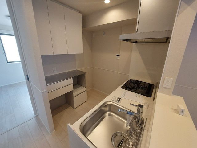 Ｌｅ　Ｃｉｅｌのキッチン|★備え付け食器棚★キッチンスペース★