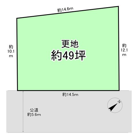 クロワールタウン中井町　岸和田市　土地　