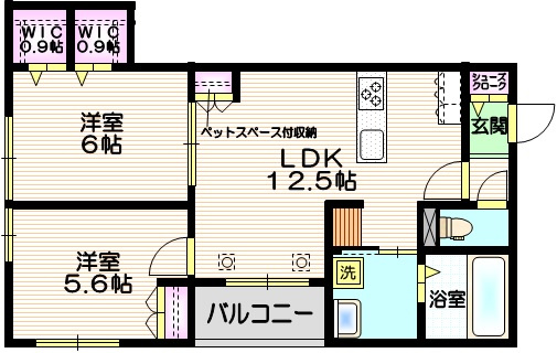 ＰＡＣＥ　ＥＳＴの間取り