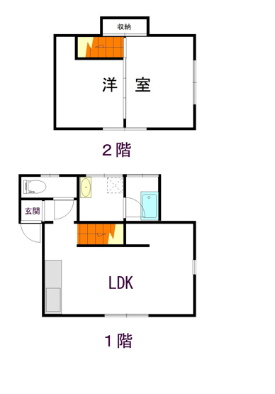 【間取り】 | 牟佐戸建（オーナーチェンジ）