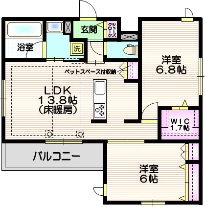 仮称　浦和区針ヶ谷3丁目メゾンの間取り|★オートロック・エレベーター付き★