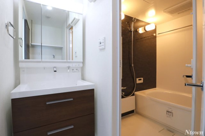 【洗面所】 | Le・Ciel徳川(ルシエル徳川) | ゆったりとスペースのある洗面所