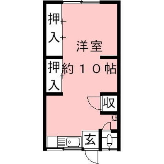 岐阜市加納奥平町２丁目のアパートの間取り