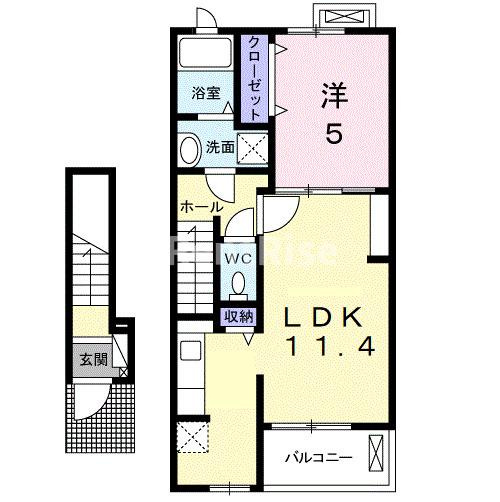 江雅の間取り|間取図
