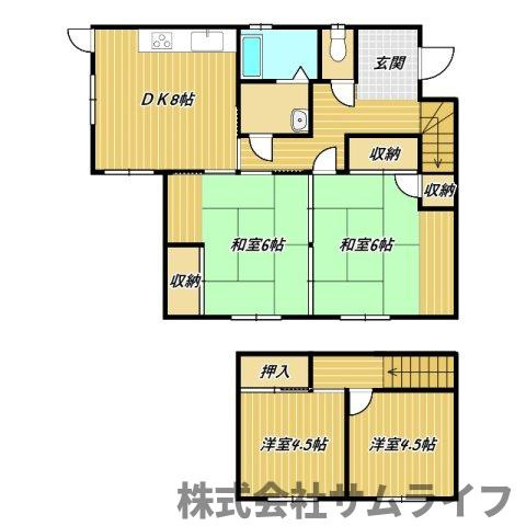 【間取り】 | 潤野・敷地219坪中古戸建