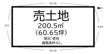 大和高田市大字西坊城 全5区画 4号地【建築条件なし】【更地】の画像