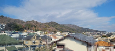 【展望】 | 芦屋三条町戸建 | テラスからの山並みの眺望