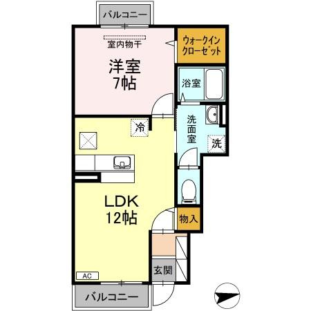【間取り】 | クローヌ・ド・フルール