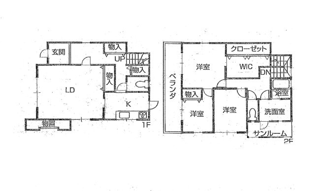 藤枝市高柳２丁目 中古一戸建ての間取り