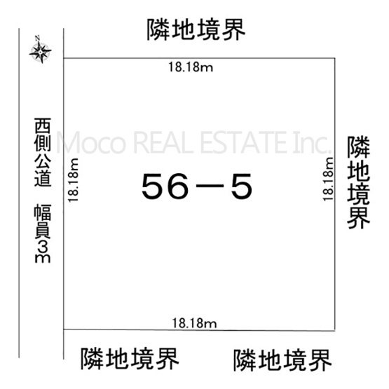 【区画図】 | 網走市桂町中古住宅