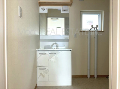 【独立洗面台】 | 北見市西三輪新築住宅