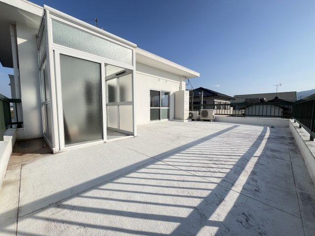 むぎのしまテラスのバルコニー