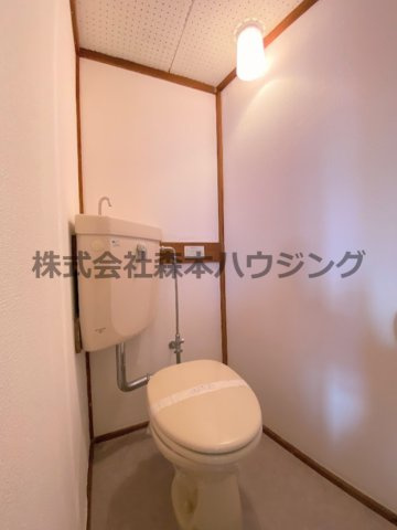 【トイレ】 | 　御殿山コーポA | 落ち着いたトイレです