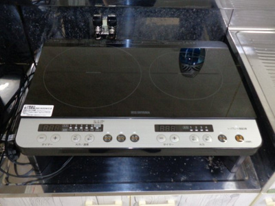 【設備】 | 秋田市横森四丁目　中古アパート | 設備としてＩＨコンロを設置しております！