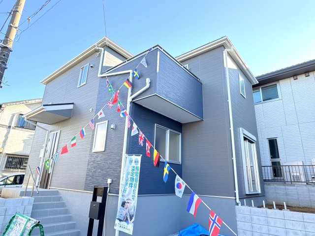 三郷市戸ケ崎３丁目新築戸建（戸ヶ崎21期）の外観|完成済み内覧可能です！