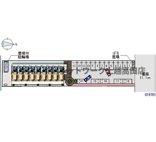 レオパレス春日山の駐車場|駐車場
