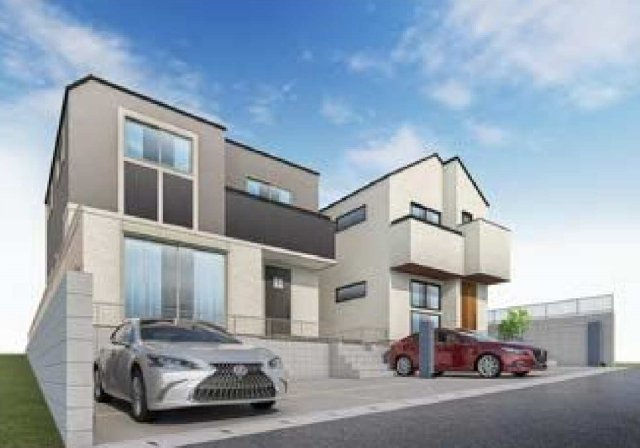 【横浜市瀬谷区東野台4-15全2棟新築戸建て】★仲介手数料無料★（二つ橋小学校・東野中学校）の外観パース