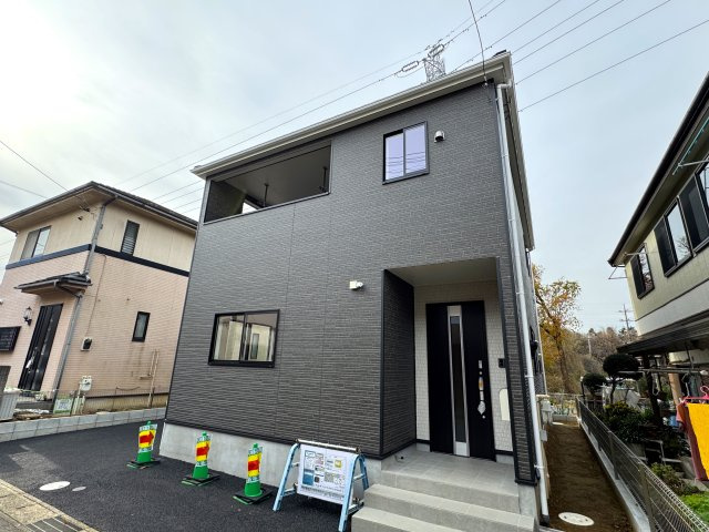 流山市駒木新築戸建【八木北小学校：10分】の外観|完成済み内覧可能です！