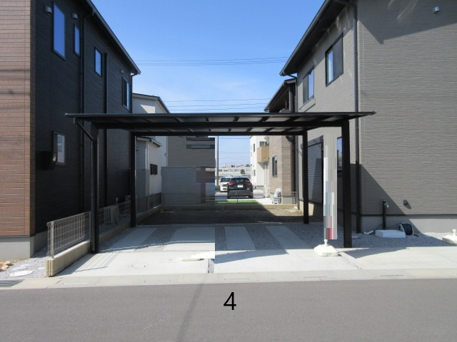 【仲介手数料無料】新築後未入居戸建　熊谷市末広4-14（全11棟）の駐車場