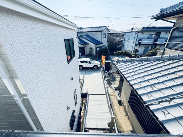 流山市南流山５丁目新築戸建（南流山14期）の展望|バルコニーより道路側眺望