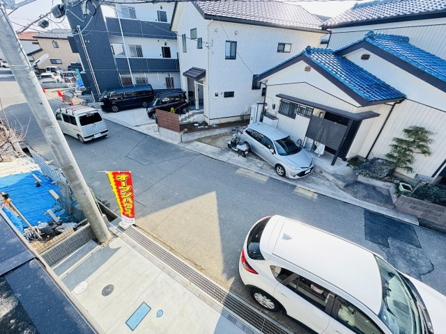 流山市南流山５丁目新築戸建（南流山14期）の展望|バルコニーより道路側眺望