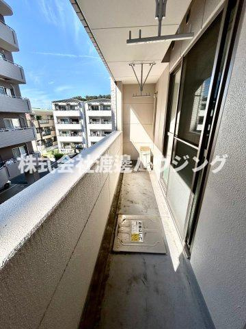 クリスタルマンションのバルコニー