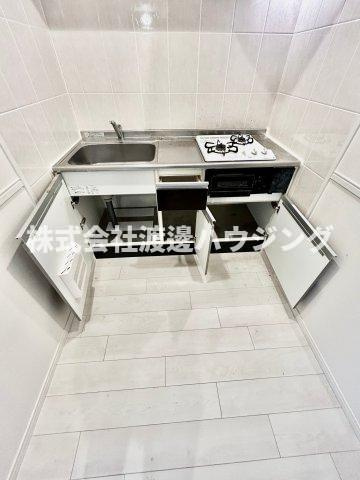 クリスタルマンションのキッチン|キッチン下収納