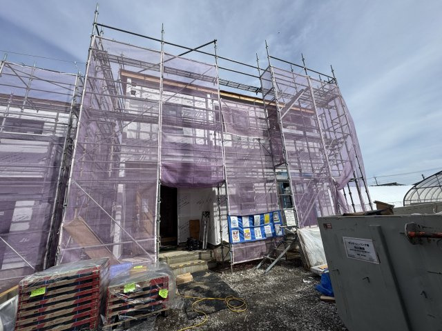 新築　佐波郡玉村町上福島　Liveie Garden.S　2号棟の外観|　2025年5月完成予定！類似物件のご内覧等、お気軽にお問合せください♪　							

