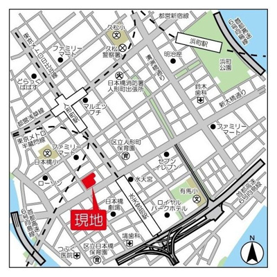 【地図】 | リガーレ日本橋人形町