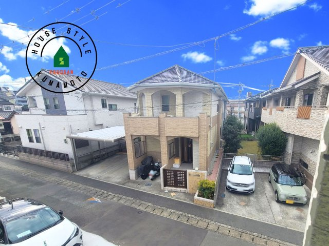 熊本市中央区渡鹿6丁目第3-2棟（2号棟）の展望|窓から緑が見える物件も魅力的です。