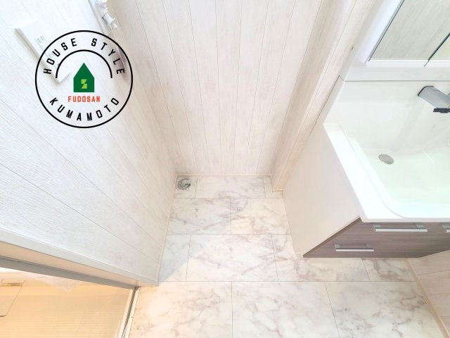 熊本市中央区渡鹿6丁目第3-2棟（2号棟）のランドリースペース|ランドリースペースとなります。広々して有効的にご使用できます。 