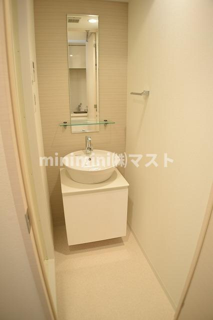 S-RESIDENCE難波Brillerの洗面所