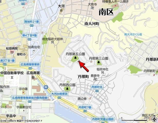 グリーンヒルズ丹那の地図