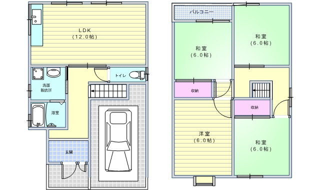 平松５丁目戸建の間取り