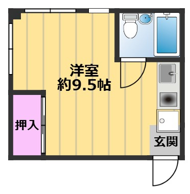 【間取り】 | アミューズマンションむさし1