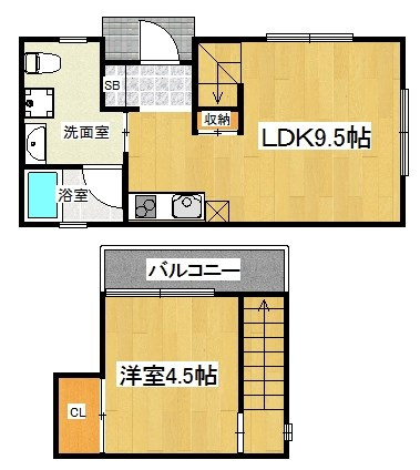 アジールデュオの間取り